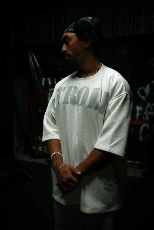 Kontrolledinsanity férfi nyári sportos T-shirt, laza szabás, rövid ujjú, futásra és kosárlabdára