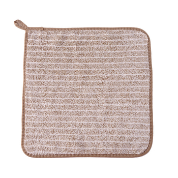 Japanskog stila mikrofiber krpa za suđe s prugama od bambusovog ugljena, upija vodu, za kuhinjsko čišćenje