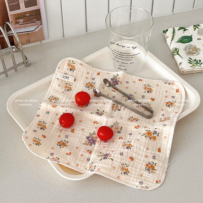Kuhinjski set: mala kvadratna krpa, mini stolna krpa, krpa za suđe, ručnik