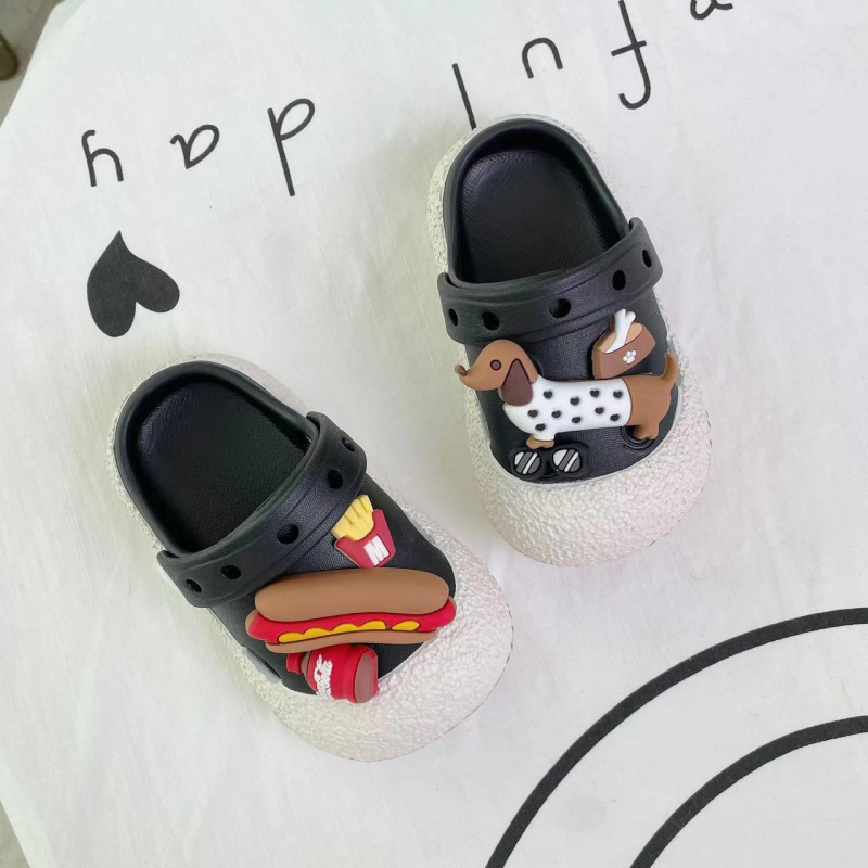 Dječje EVA sandale s rupicama – unisex, kućne protuklizne papuče s crtanim motivom