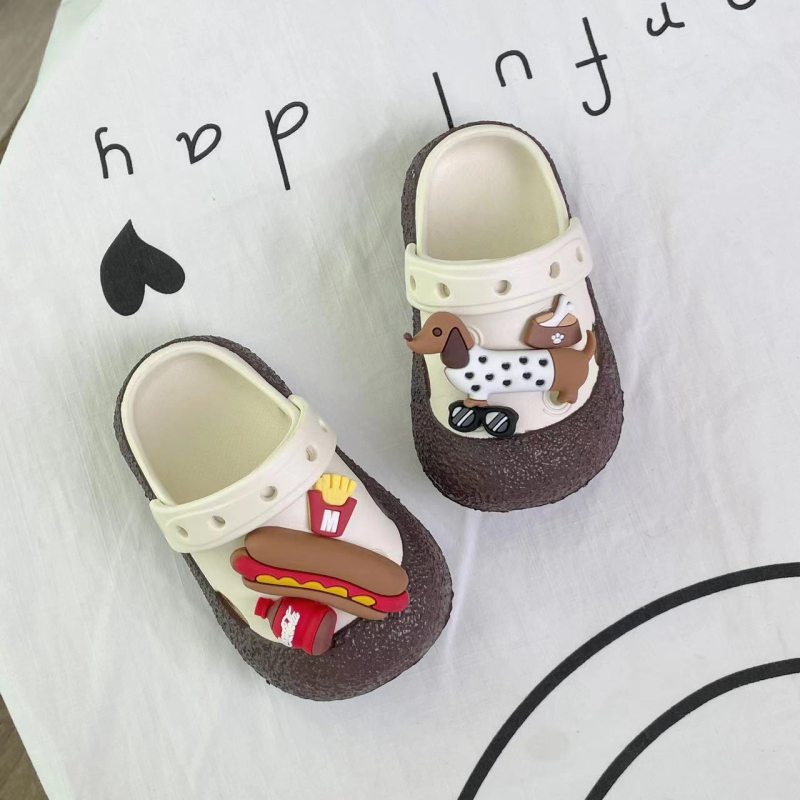 Dječje EVA sandale s rupicama – unisex, kućne protuklizne papuče s crtanim motivom