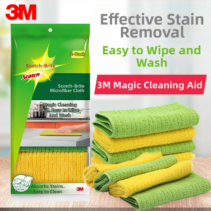 3M SiGao Yi serija mikrofiber krpa za kuhinju – uklanjanje masnoće, pranje posuđa i brisanje prašine