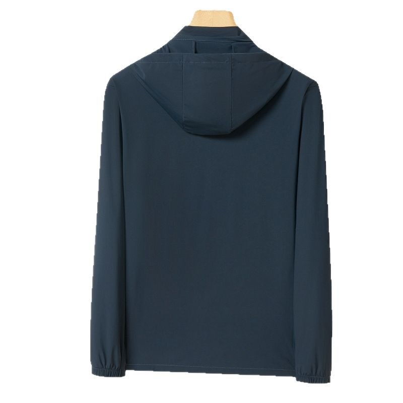 Muška ljetna lagana jakna s UV zaštitom, prozračna Ice Silk, kapuljača, za ribolov