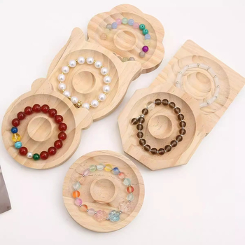 Drveni pladanj za izlaganje nakita, za perle i DIY materijale