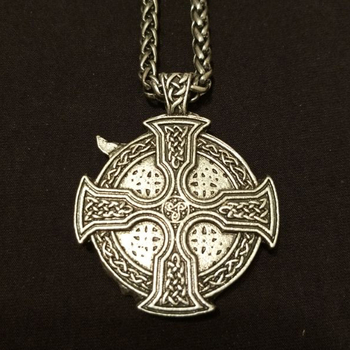Vikinški Odin privjesak – ogrlica s motivom križa i vrane, nordijski stil, unisex