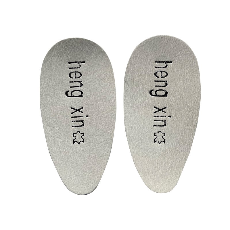 Talpă pentru încălțăminte din piele de miel, cu suport pentru călcâi, respirabilă, pernă de jumătate de mărime, etichetă din piele, mărime personalizabilă