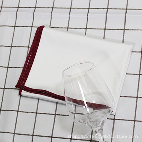 100% pamuk krpa za brisanje čaša crnog vina, upijajuća, bez dlačica, bez tragova, za staklene čaše