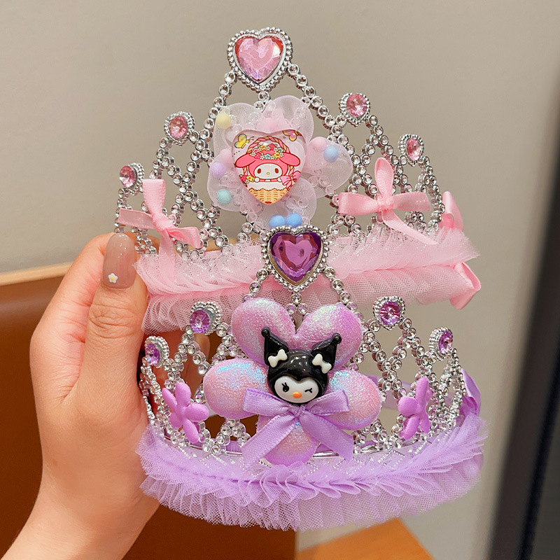 Sanrio My Melody tiara za kosu za djecu — dodatak za kosu princeze