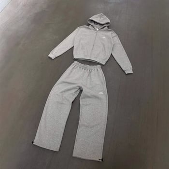 Američki stil retro dukserica s kapuljom, širokog kroja, za jesen/zimu