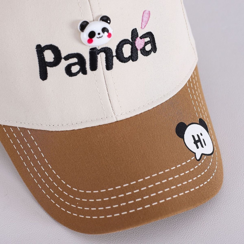 Dječja baseball kapa s pandinim ušima, crtani motiv, zaštita od sunca, unisex, za proljeće i jesen