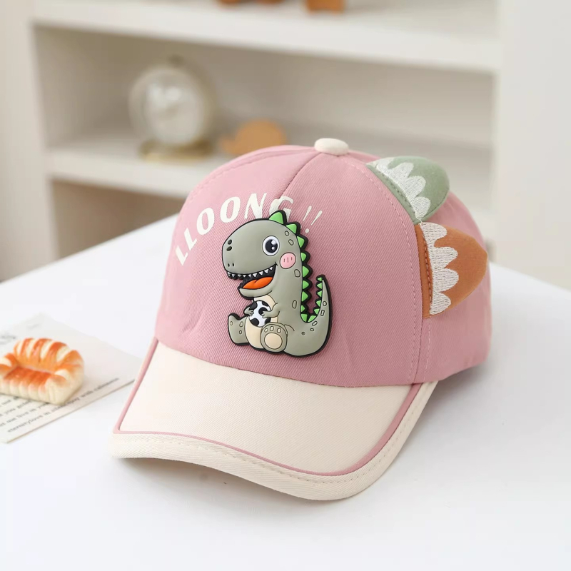 Dječja kapa za sunce s dinozaurom, unisex baseball kapa za bebe i djecu, proljeće-jesen stil, s vezenjem