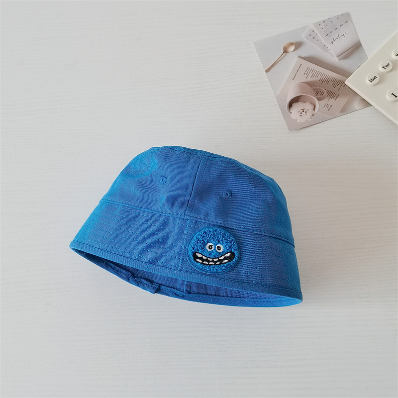 Dječja fisherman's bucket kapa u korejskom stilu, dopamin bombon boje, jednobojna sunčana kapa za outdoor aktivnosti