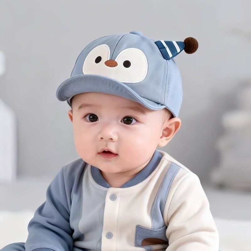 BeBina kapa za sunce za proljeće i jesen, tanak kroj, slatki crtani dizajn, mekani obod, unisex, korejskog stila
