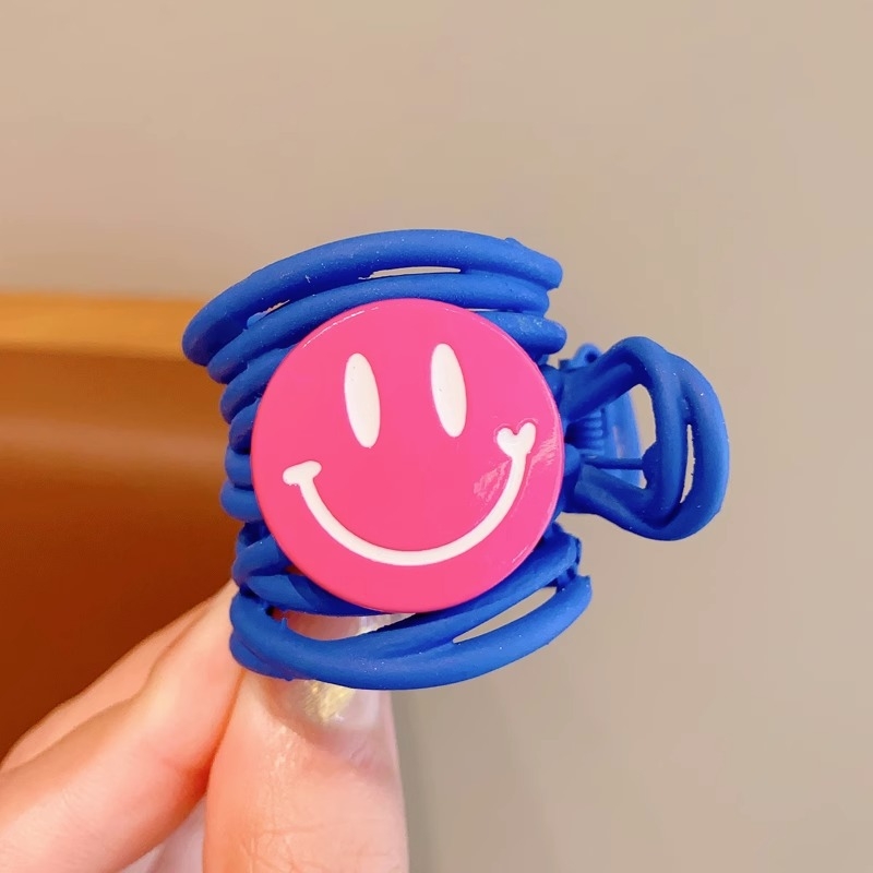 Dječji klips za kosu s osmijehom, za visoku repu, Dopamine hair clip, 2023 novi model