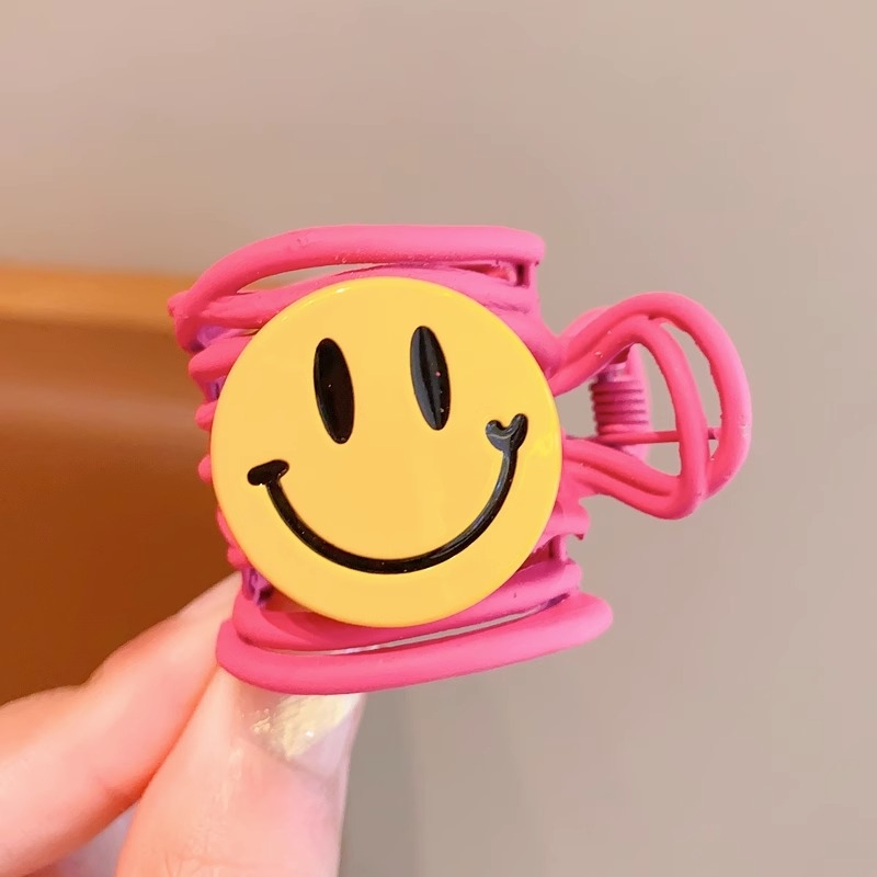 Dječji klips za kosu s osmijehom, za visoku repu, Dopamine hair clip, 2023 novi model