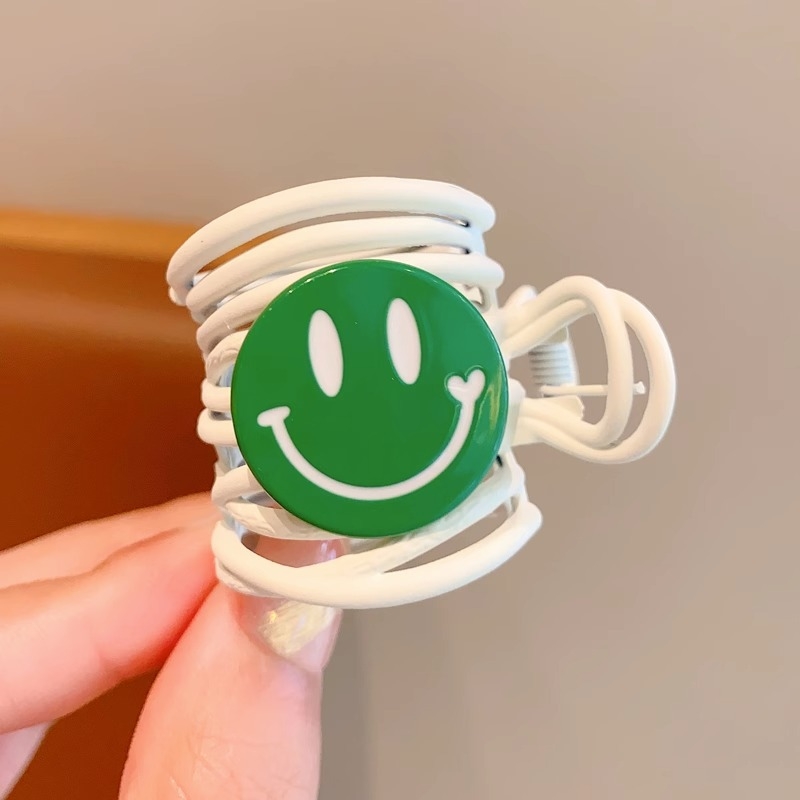 Dječji klips za kosu s osmijehom, za visoku repu, Dopamine hair clip, 2023 novi model