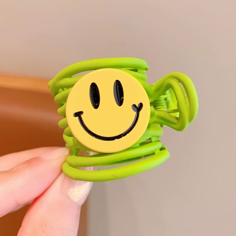 Dječji klips za kosu s osmijehom, za visoku repu, Dopamine hair clip, 2023 novi model