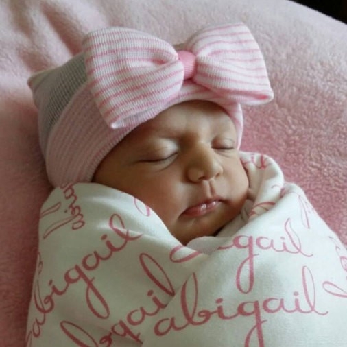 Kapica za bebe od pamuka s velikim obodom i velikom mašnicom, crtani stil, za novorođenčad