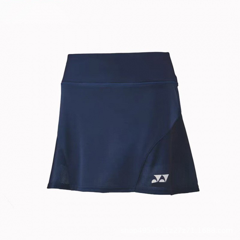 Noua versiune JP pentru femei – uniformă de badminton cu fustă și pantaloni scurți, material Ice Silk, pentru echipa coreeană
