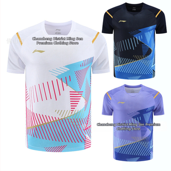 23 Li súťažná tréningová súprava na stolný tenis a badminton, priedušná a rýchloschnúca, unisex