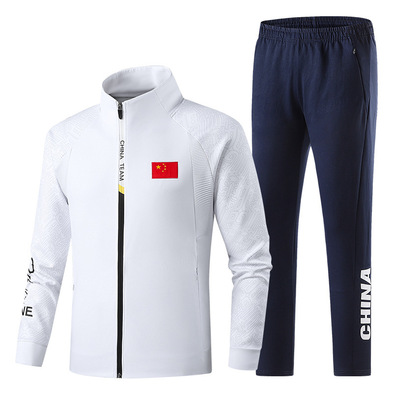 Jesenji unisex trening komplet za sport i borilačke vještine, dugi rukavi, sako s ovratnikom, poliester