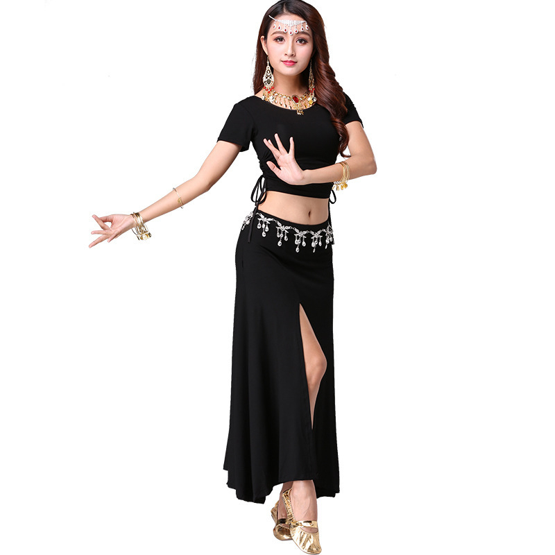 Set odjeće za belly dance za jesen-zimu, seksi duga haljina za početnice, kostim za nastup orijentalnog plesa