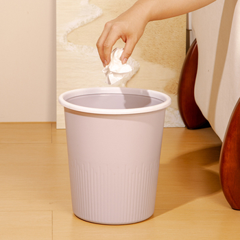 Plastični smećar velikog kapaciteta za kućnu upotrebu: dnevni boravak, ured, kupaonica, kuhinja, dom – bez poklopca, 12 L