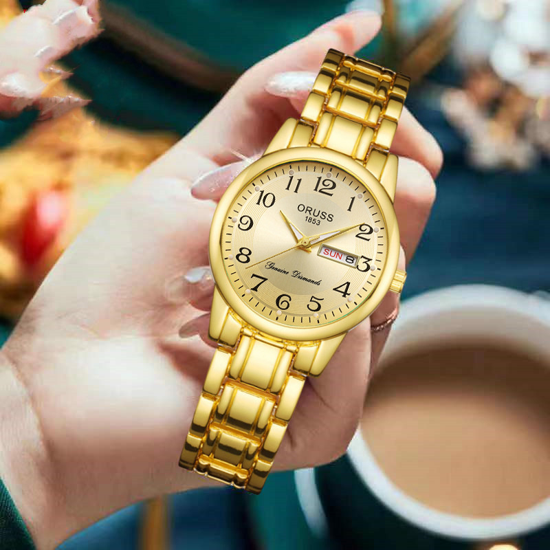 Ženski kvarcni sat s digitalnim minimalističkim dizajnom, svestran svakodnevni stil