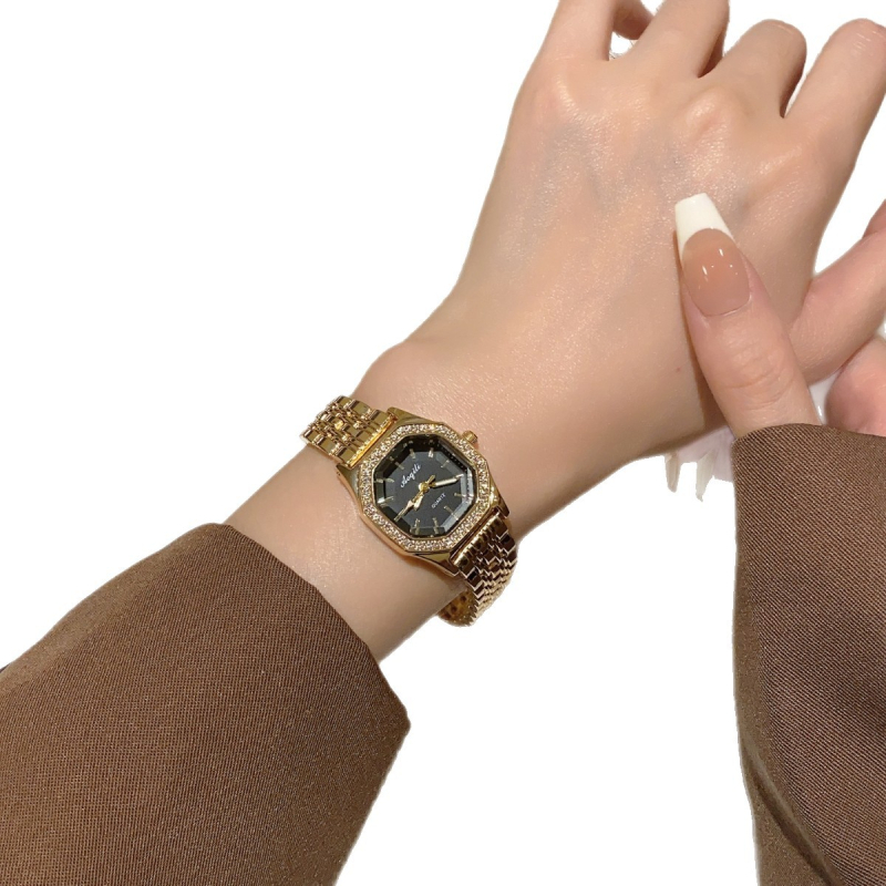 Női XS0086 karóra – könnyű luxus, minimalist dizájn, kvarc szerkezet, hatszögletű számlap