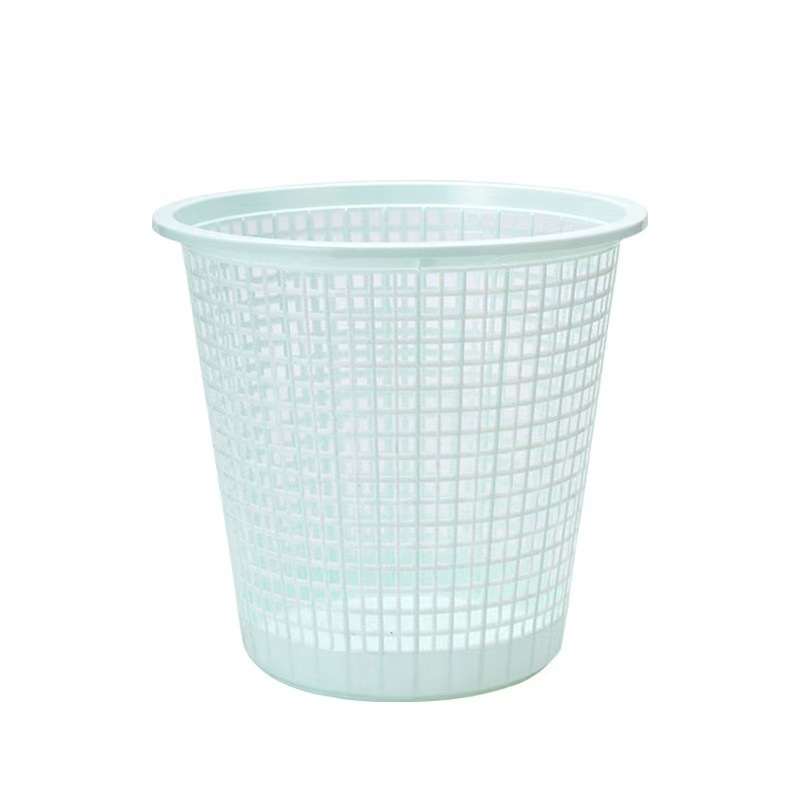 Plastični koš za otpad s perforiranim dizajnom za dnevni boravak i spavaću sobu, skandinavski minimalistički bez poklopca, 5 L