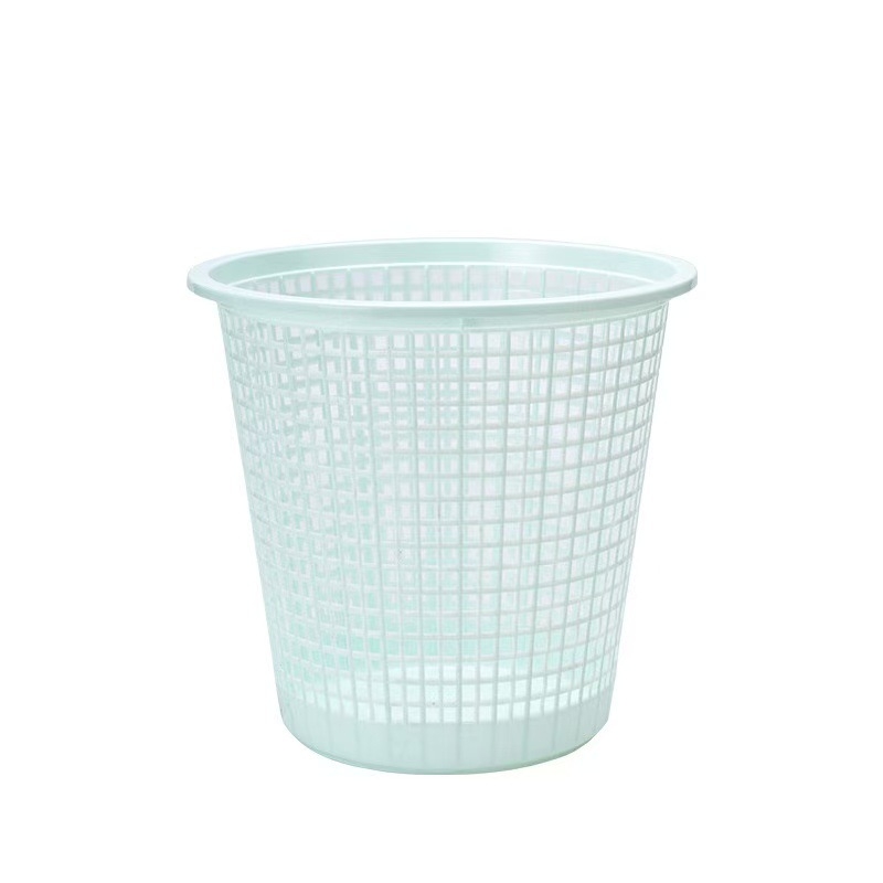 Plastični koš za otpad s perforiranim dizajnom za dnevni boravak i spavaću sobu, skandinavski minimalistički bez poklopca, 5 L