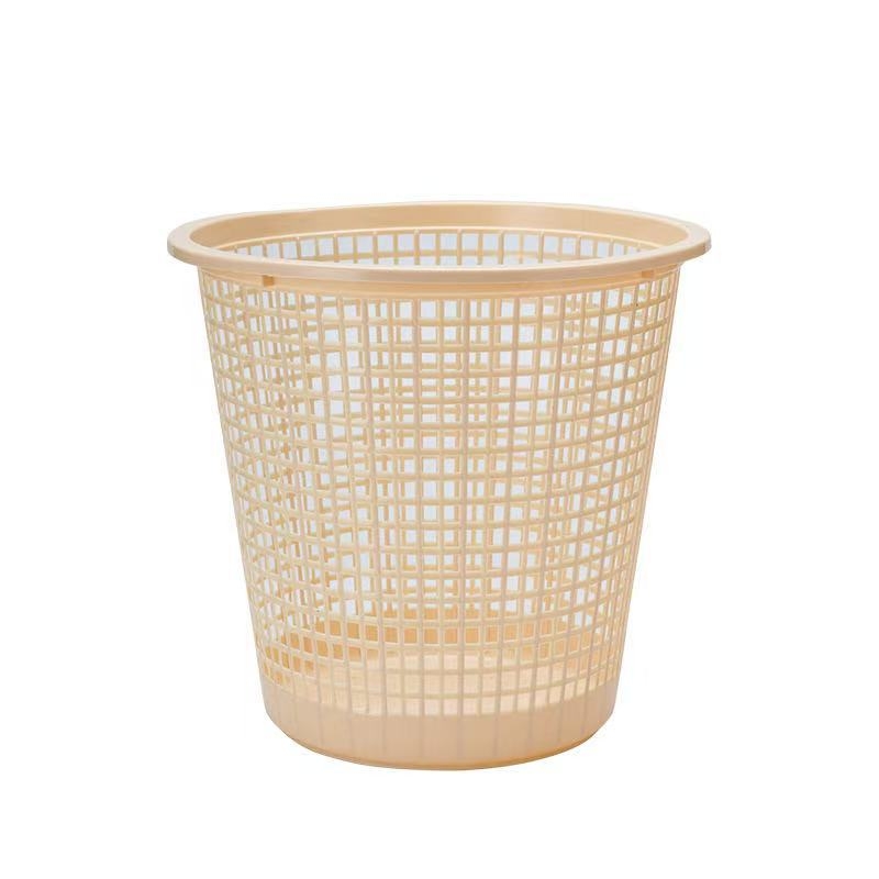 Plastični koš za otpad s perforiranim dizajnom za dnevni boravak i spavaću sobu, skandinavski minimalistički bez poklopca, 5 L