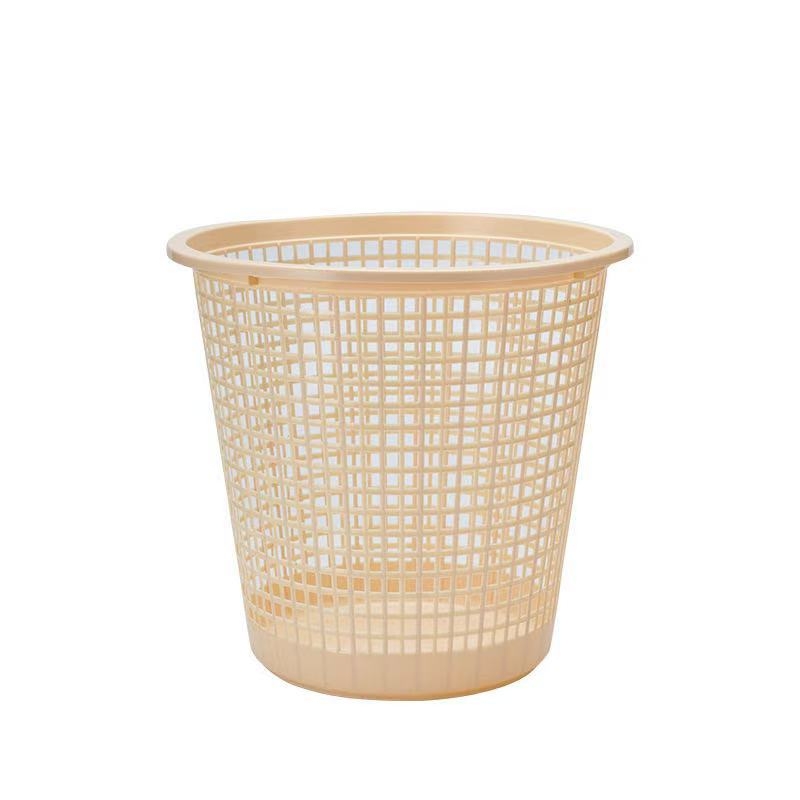 Plastični koš za otpad s perforiranim dizajnom za dnevni boravak i spavaću sobu, skandinavski minimalistički bez poklopca, 5 L