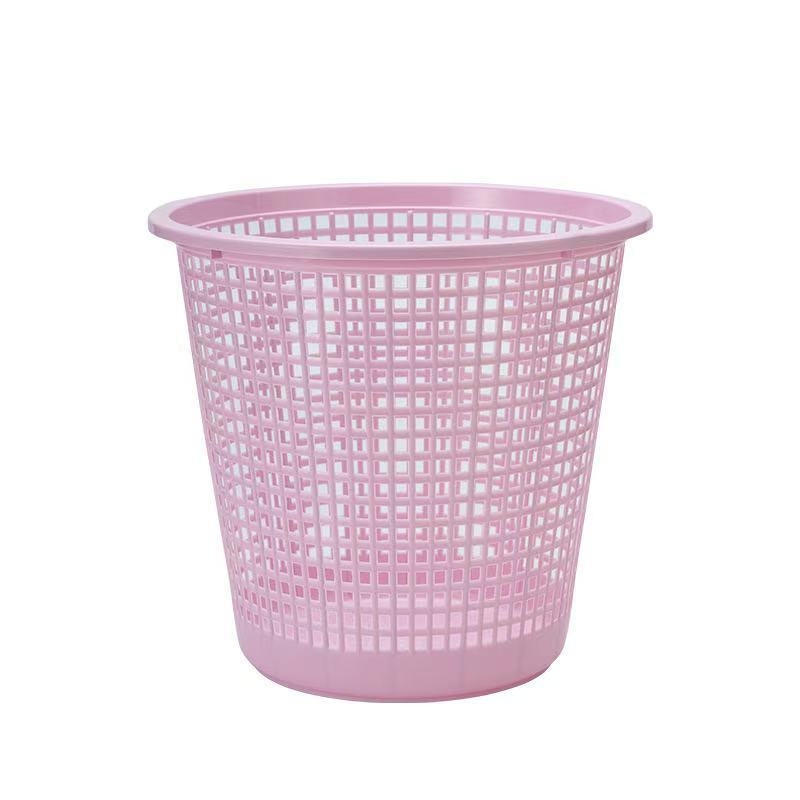 Plastični koš za otpad s perforiranim dizajnom za dnevni boravak i spavaću sobu, skandinavski minimalistički bez poklopca, 5 L