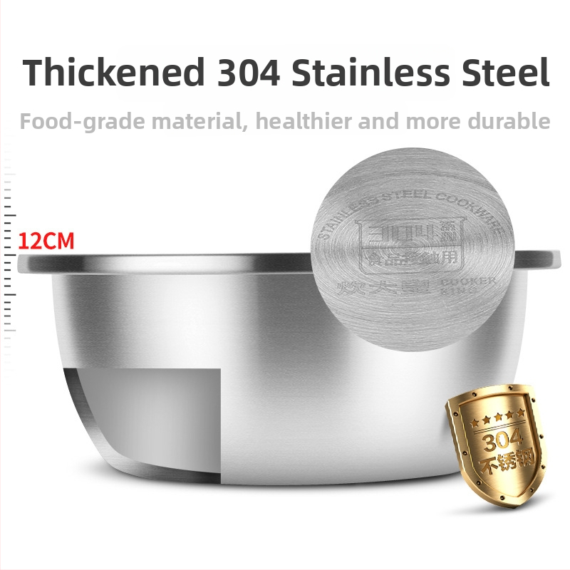 Cooking King set od 5 sita za zdjelu od nehrđajućeg čelika 304, promjer 30 cm, čvrst materijal