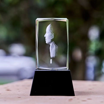 3D kristalni portret Mao Ce-tunga za stol, TV ormarić i kućnu dekoraciju