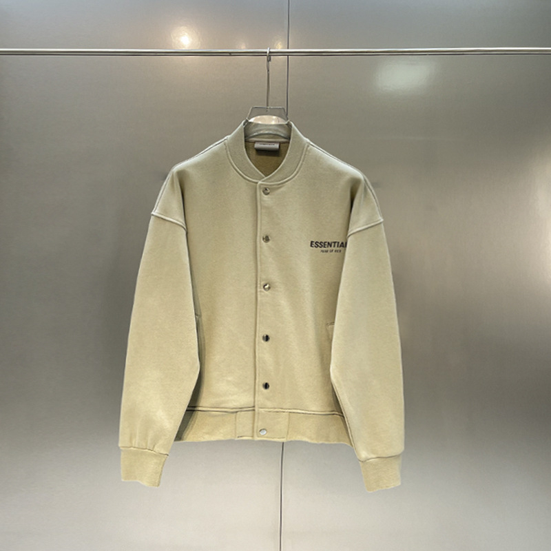 Férfi fleece-béléssel bélelt baseball kabát, laza szabású, amerikai utcai stílus, hosszú ujjak, több méretben és színben kapható