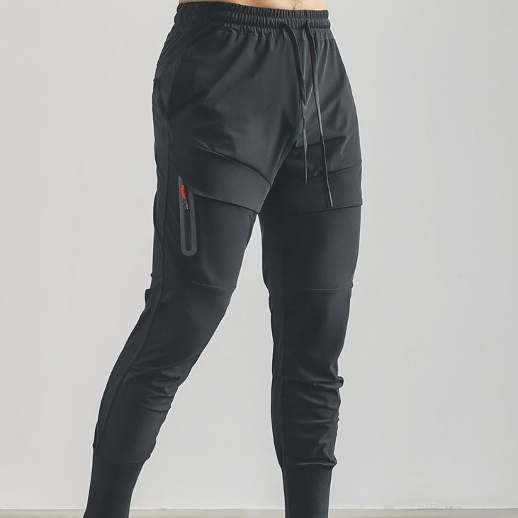 Muške uske jogger hlače s višestrukim džepovima za treninge i casual nošenje
