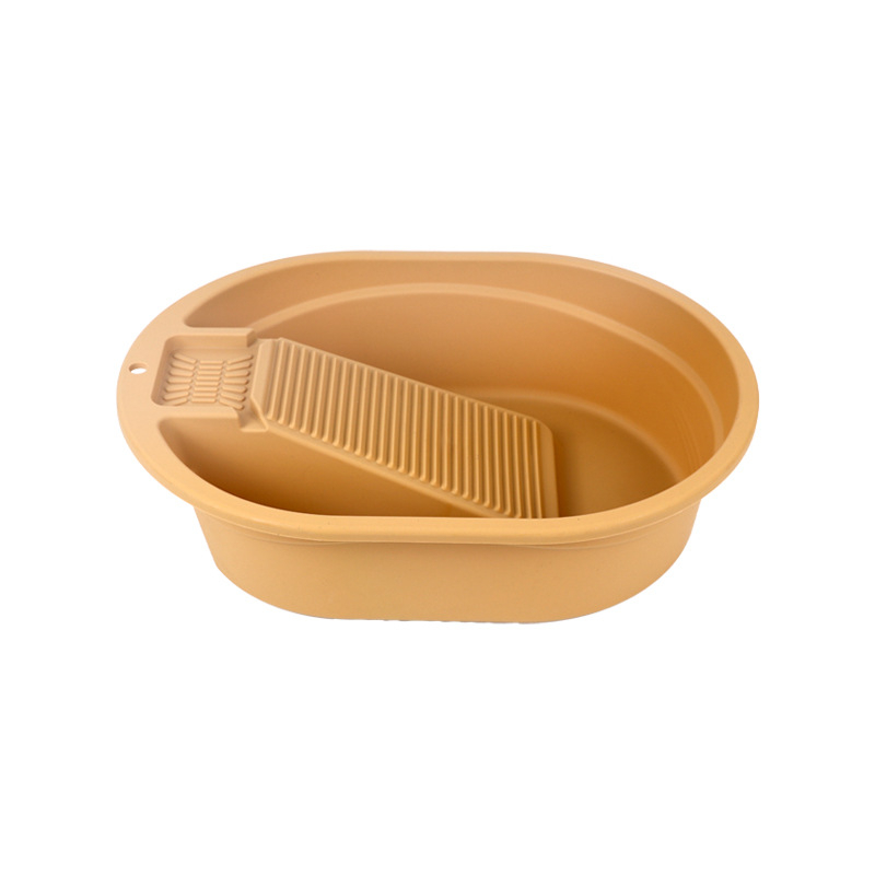 Domaći plastični bazen za pranje rublja s integriranom daskom za ribanje, velika debela posuda za studentski dom