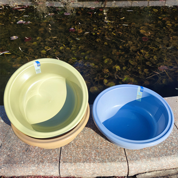 Plastična umivaonica za kućnu upotrebu, promjer 39 cm, pogodna za studentske domove, pranje rublja, pranje ruku, kupanje stopala i pranje povrća