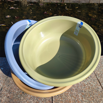 Plastična umivaonica za kućnu upotrebu, promjer 39 cm, pogodna za studentske domove, pranje rublja, pranje ruku, kupanje stopala i pranje povrća