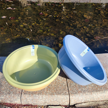 Plastična umivaonica za kućnu upotrebu, promjer 39 cm, pogodna za studentske domove, pranje rublja, pranje ruku, kupanje stopala i pranje povrća