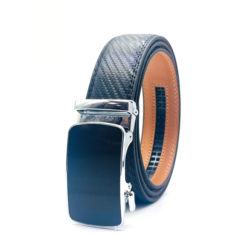 Quifeutes Muški kožni kaiš s automatskom kopčom od legure, poslovni i svakodnevni stil