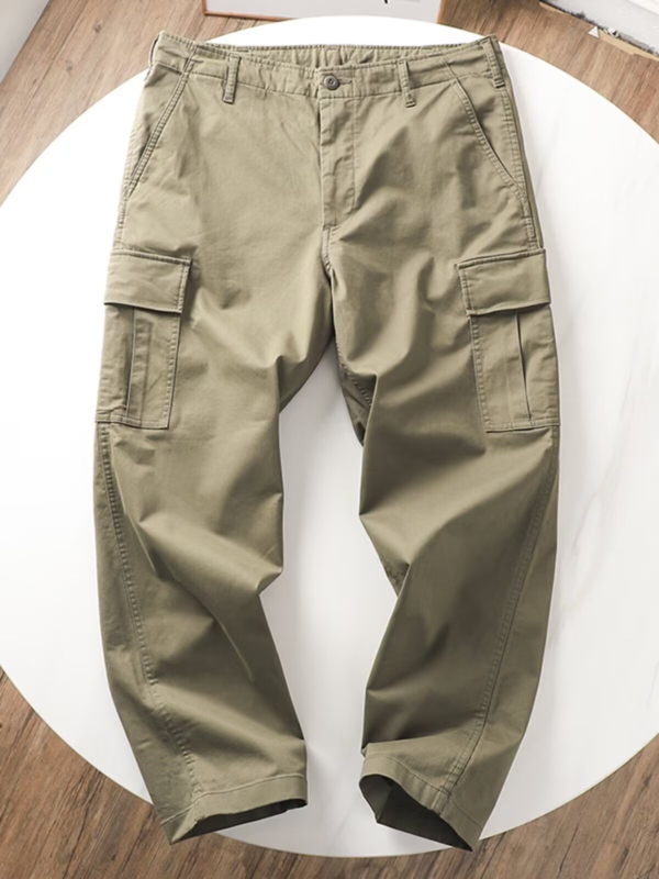 Harajuku casual jesenske unisex široke cargo hlače s više džepova