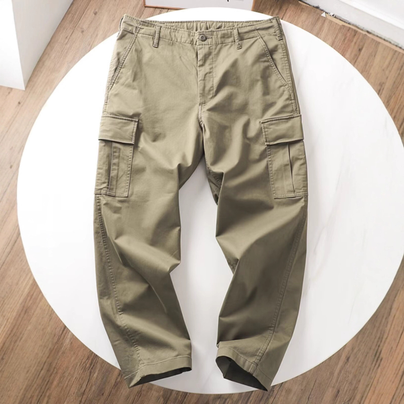 Harajuku casual jesenske unisex široke cargo hlače s više džepova