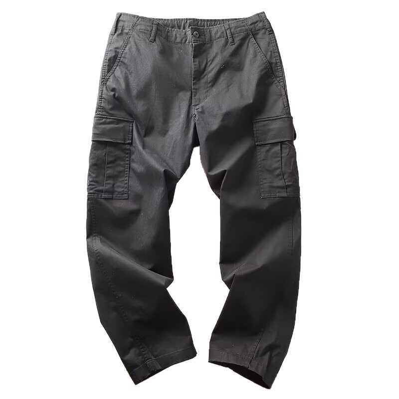 Harajuku casual jesenske unisex široke cargo hlače s više džepova
