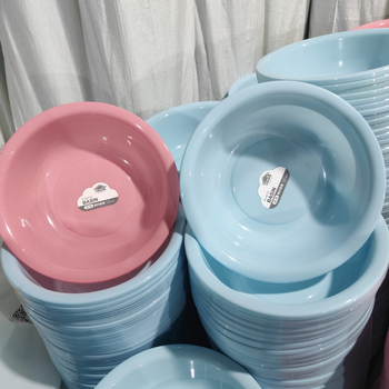 28 cm plastični umivaonik, šarene boje, velik kapacitet, za pranje lica, ruku i rublja