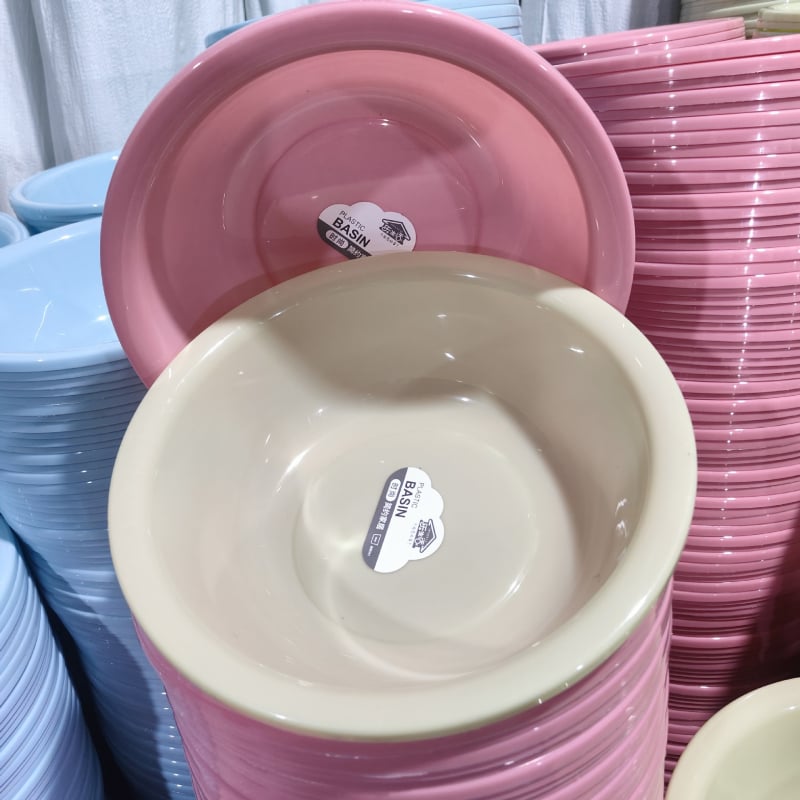 28 cm plastični umivaonik, šarene boje, velik kapacitet, za pranje lica, ruku i rublja