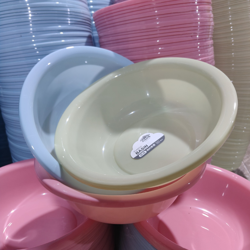 28 cm plastični umivaonik, šarene boje, velik kapacitet, za pranje lica, ruku i rublja