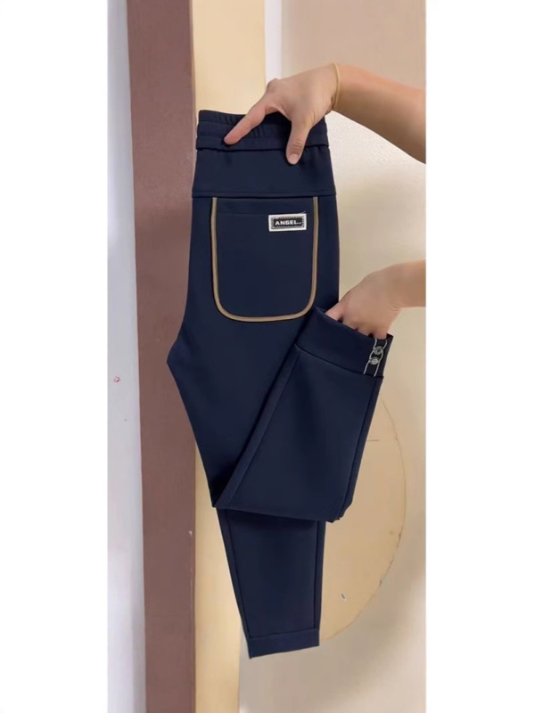 Muške jesenske casual hlače – slim-fit jogger s vezom, elastičan pojas, premium sportswear